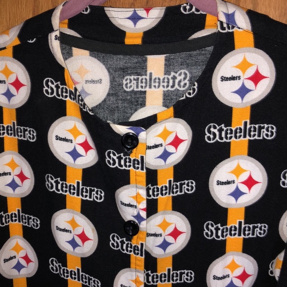 Homemade Steelers Scrub Jacket!! - Picture 2 of 5